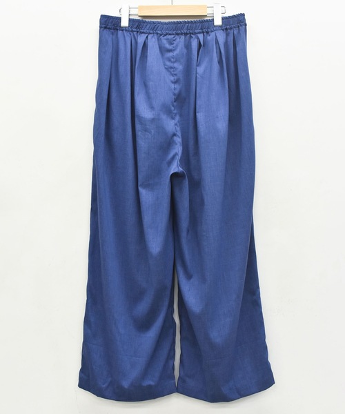 STOF（ストフ）の「TRIPLE TUCK LINEN PANTS（その他パンツ・メンズ・チャコール/レッド/ブルー・S/M）」の18枚目の写真