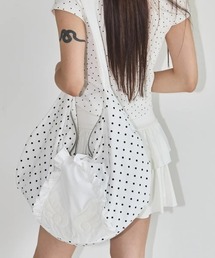 【日本未発売/WEB限定】AS YOU ARE(アズユーアー)/大容量 軽量 エンジェル ドット アジャスター バッグ/ANGEL RUFFLE BIG DOT BAG