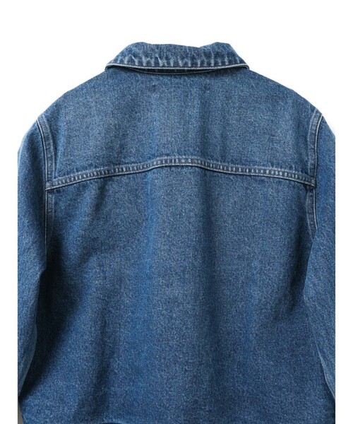 mizuiroind（ミズイロインド）の「mizuiro ind コンパクトデニムジャケット(ダメージ)（ダウンジャケット/コート・レディース・ネイビー・FREE）」の7枚目の写真