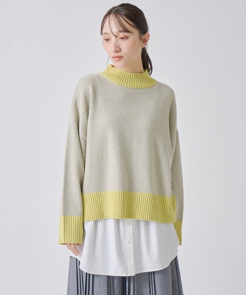 Kelen(ケレン)の「「KELEN / ケレン」ボックスシルエットラメニット(ニット/セーター・レディース・ブラック/グレイッシュベージュ/ライトグレー/レッド・S/M)」の13枚目の写真