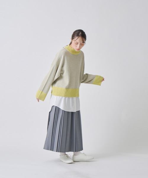 Kelen(ケレン)の「「KELEN / ケレン」ボックスシルエットラメニット(ニット/セーター・レディース・ブラック/グレイッシュベージュ/ライトグレー/レッド・S/M)」の18枚目の写真