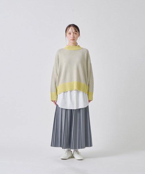 Kelen(ケレン)の「「KELEN / ケレン」ボックスシルエットラメニット(ニット/セーター・レディース・ブラック/グレイッシュベージュ/ライトグレー/レッド・S/M)」の19枚目の写真