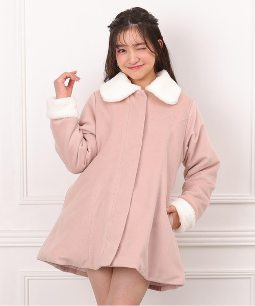 PINKHUNT ピンクハント ファー襟Aラインアウター 0802K（その他
