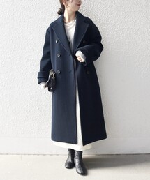 SHIPS any(シップス エニィ)の【WEB限定】SHIPS any: PURE WOOL ロング テーラード コート(チェスターコート)