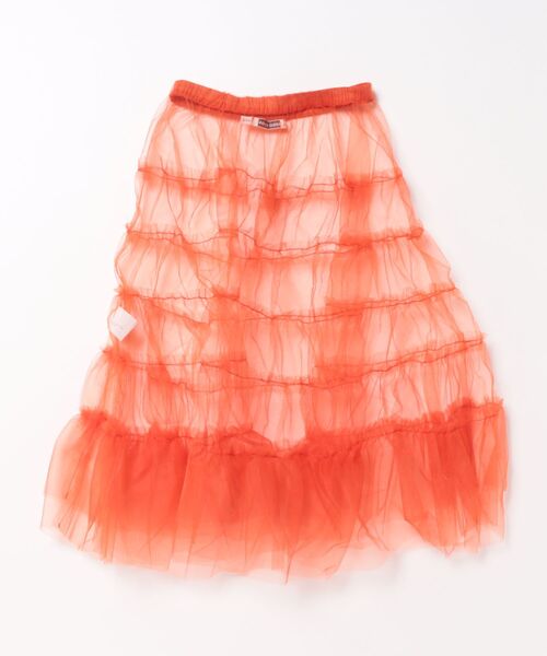 BOBO CHOSES(ボボショーズ)の「Tul skirt(スカート・キッズ・オレンジ・6-7YEAR/4-5YEAR/10-11y/8-9y/2-3YEAR/12-13y)」の4枚目の写真