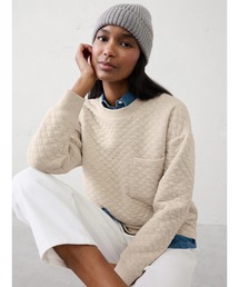 BANANA REPUBLIC FACTORY STORE キルティング スウェットシャツ