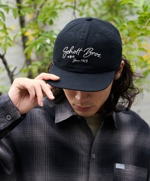 schott（ショット）の「Schott/ショット  COTTON SUEDE EMB CAP フラットバイザー スウェード 6パネルコットン キャップ（キャップ・メンズ）」