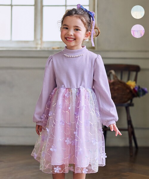 セール】フラワーチュール ドッキングワンピース（ワンピース）｜ANY