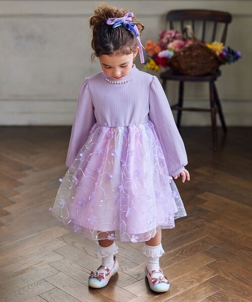 セール】フラワーチュール ドッキングワンピース（ワンピース）｜ANY