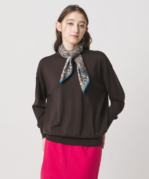 18G ウール クルーネック ニット ‐ウォッシャブル‐（ニット/セーター