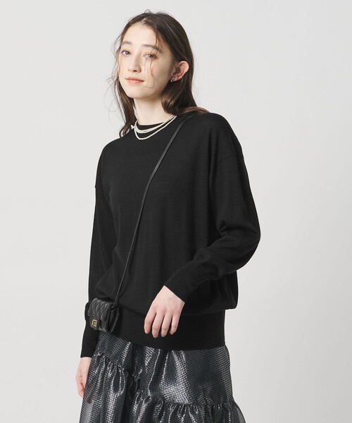 セール】18G ウール クルーネック ニット ‐ウォッシャブル‐（ニット