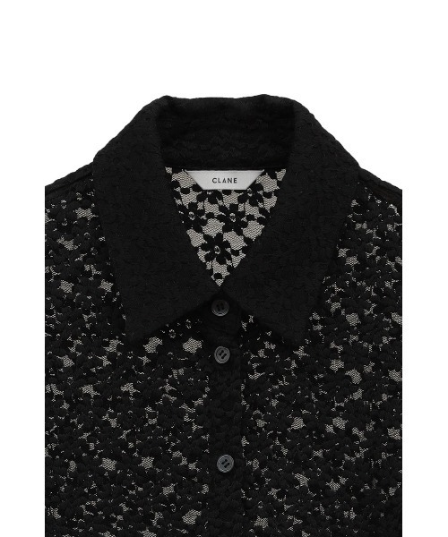 CLANE（クラネ）の「CLANE 3D FLOWER LACE SHIRT 19105-1232（シャツ
