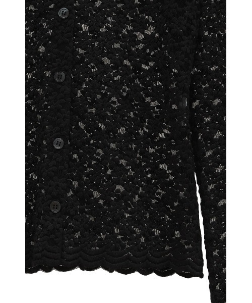 CLANE（クラネ）の「CLANE 3D FLOWER LACE SHIRT 19105-1232（シャツ/ブラウス・レディース・マルチ/ブラック・1/2）」の22枚目の写真