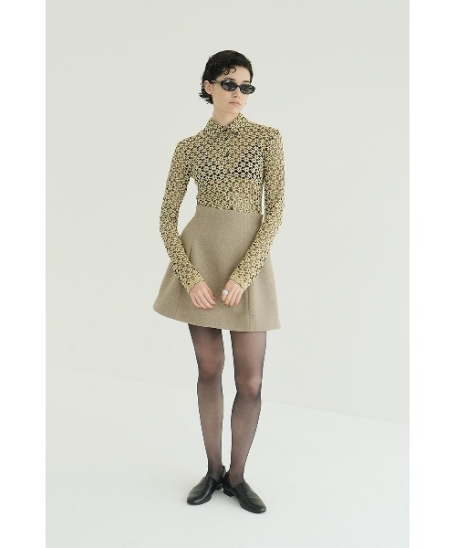 CLANE（クラネ）の「CLANE 3D FLOWER LACE SHIRT 19105-1232（シャツ/ブラウス・レディース・マルチ/ブラック・1/2）」の11枚目の写真