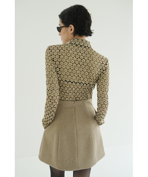 CLANE（クラネ）の「CLANE 3D FLOWER LACE SHIRT 19105-1232（シャツ/ブラウス・レディース・マルチ/ブラック・1/2）」の17枚目の写真