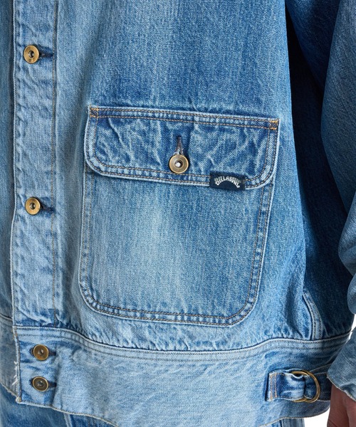 BILLABONG(ビラボン)の「BILLABONG メンズ DENIM TRUCKER JK ジャケット 【2025年秋冬モデル】/ビラボンデニムジャケット・ブルゾン(デニムジャケット・メンズ・インディゴブルー・X-LARGE/LARGE/MEDIUM)」の16枚目の写真