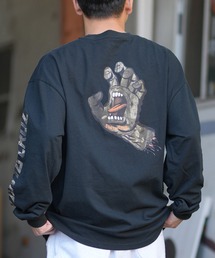 SANTA CRUZ（サンタクルーズ）の「【ムラサキスポーツ限定】SANTACRUZ/サンタクルーズ 長袖Tシャツ/ロンT バックプリント 502254405（Tシャツ/カットソー）」