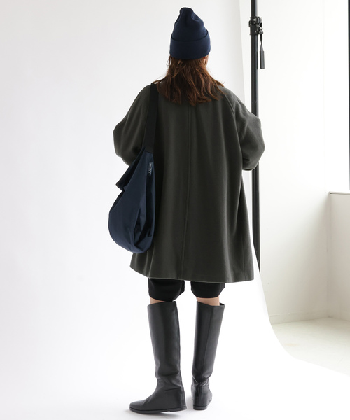 WEB限定追加2》尾州ウールモッサWブレストハーフコート（その他