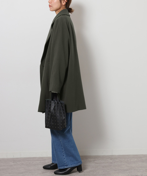 WEB限定追加2》尾州ウールモッサWブレストハーフコート（その他