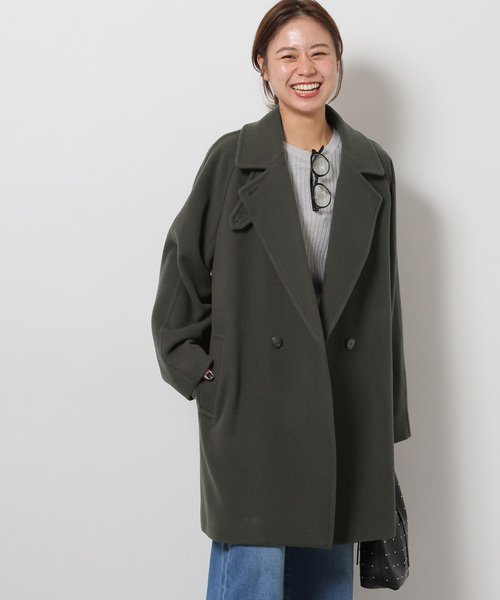 WEB限定追加2》尾州ウールモッサWブレストハーフコート（その他