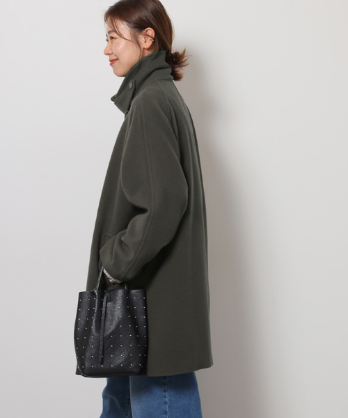 WEB限定追加2》尾州ウールモッサWブレストハーフコート（その他
