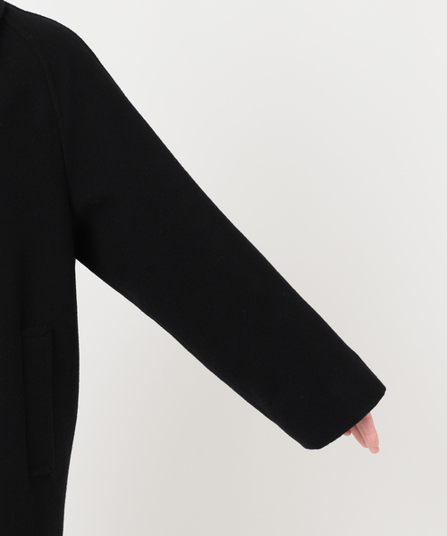 JOURNAL STANDARD relume（ジャーナルスタンダード　レリューム）の「《WEB限定追加2》尾州ウールモッサWブレストハーフコート（その他アウター・レディース・チャコールグレー/ブラック・36/38）」の5枚目の写真