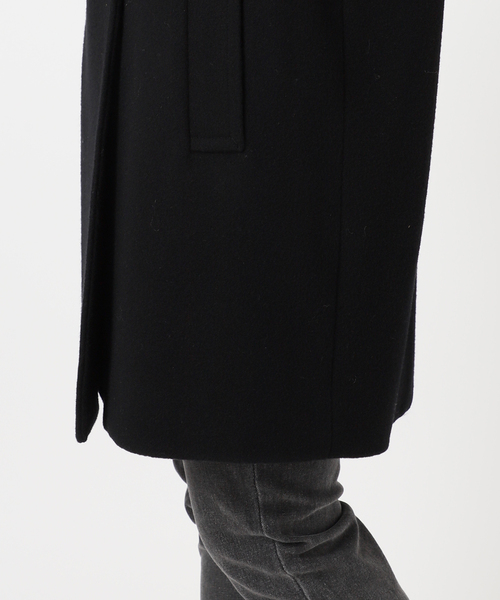 JOURNAL STANDARD relume（ジャーナルスタンダード　レリューム）の「《WEB限定追加2》尾州ウールモッサWブレストハーフコート（その他アウター・レディース・チャコールグレー/ブラック・36/38）」の8枚目の写真