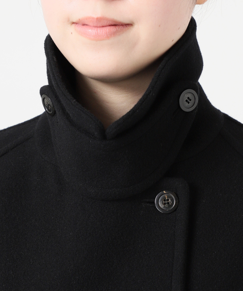 JOURNAL STANDARD relume（ジャーナルスタンダード　レリューム）の「《WEB限定追加2》尾州ウールモッサWブレストハーフコート（その他アウター・レディース・チャコールグレー/ブラック・36/38）」の11枚目の写真