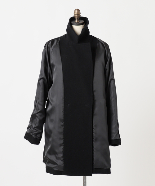 WEB限定追加2》尾州ウールモッサWブレストハーフコート（その他