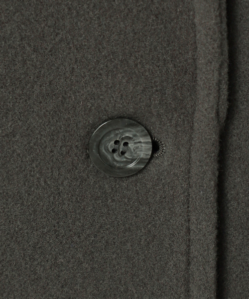 JOURNAL STANDARD relume（ジャーナルスタンダード　レリューム）の「《WEB限定追加2》尾州ウールモッサWブレストハーフコート（その他アウター・レディース・チャコールグレー/ブラック・36/38）」の16枚目の写真
