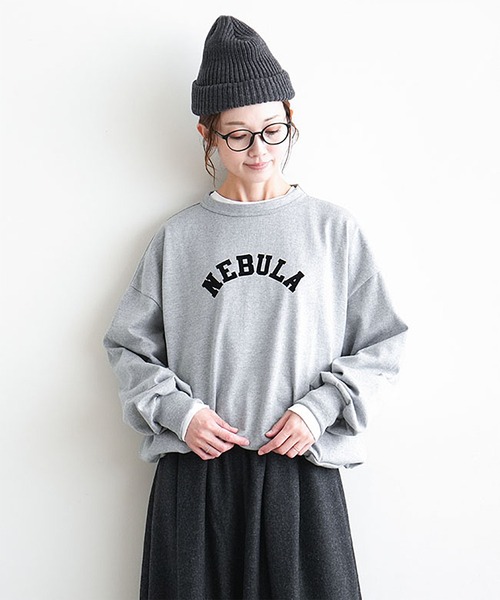 SOLAMONAT(ソラモナ)の「ペンネ天竺 モックネック裾紐プルオーバー"NEBULA"(Tシャツ/カットソー・レディース・ブラック/ライトピンク/ホワイト/杢グレー・FREE)」の1枚目の写真