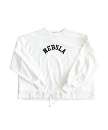 ペンネ天竺 モックネック裾紐プルオーバー"NEBULA"