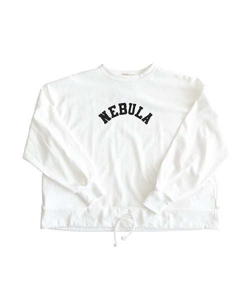 SOLAMONAT(ソラモナ)の「ペンネ天竺 モックネック裾紐プルオーバー"NEBULA"(Tシャツ/カットソー・レディース・ブラック/ライトピンク/ホワイト/杢グレー・FREE)」の2枚目の写真