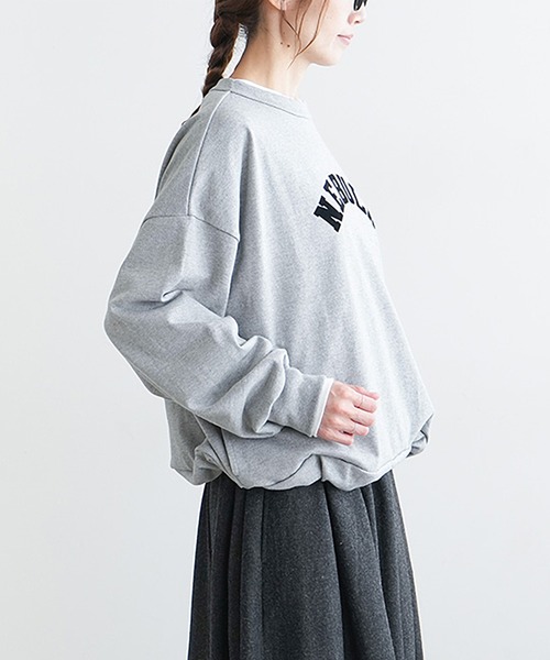 SOLAMONAT(ソラモナ)の「ペンネ天竺 モックネック裾紐プルオーバー"NEBULA"(Tシャツ/カットソー・レディース・ブラック/ライトピンク/ホワイト/杢グレー・FREE)」の17枚目の写真