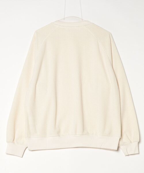 NANO universe(ナノユニバース)の「NORMANBROS別注 ワッフルフリース 長袖(Tシャツ/カットソー・メンズ・グレー/ブラック/ホワイト・L/M)」の4枚目の写真