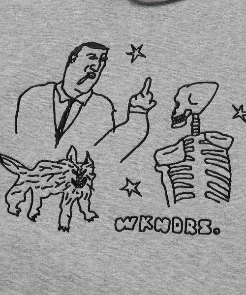 WKNDRS（ウィーキャンドース）の「TATTOO HOODIE (M.GREY)（パーカー・レディース・その他・MEDIUM/LARGE/X-LARGE）」の6枚目の写真
