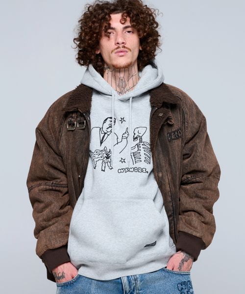 WKNDRS（ウィーキャンドース）の「TATTOO HOODIE (M.GREY)（パーカー・レディース・その他・MEDIUM/LARGE/X-LARGE）」の7枚目の写真