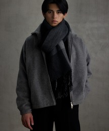 AZUL by moussy | 起毛スタンドカラージップアップブルゾン(ブルゾン)