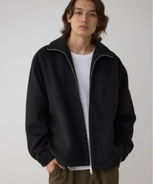 AZUL by moussy | 起毛スタンドカラージップアップブルゾン(ブルゾン)