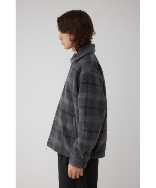 セール】起毛スタンドカラージップアップブルゾン（ブルゾン）｜AZUL