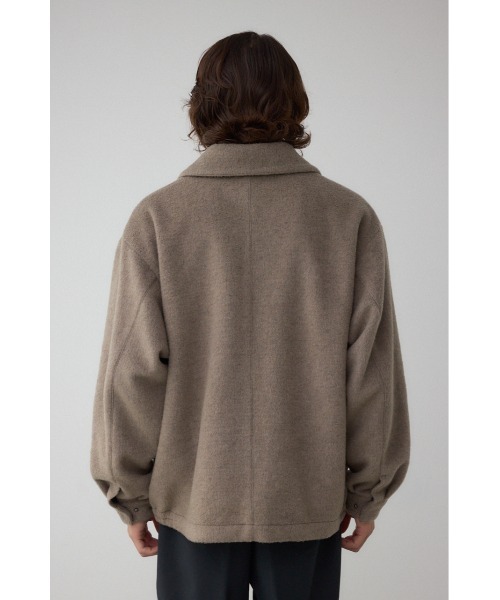 AZUL by moussy（アズールバイマウジー）の「起毛スタンドカラージップアップブルゾン（ブルゾン・メンズ・ブラック系その他/グレー/ブラック/ダークベージュ・MEDIUM/LARGE）」の10枚目の写真