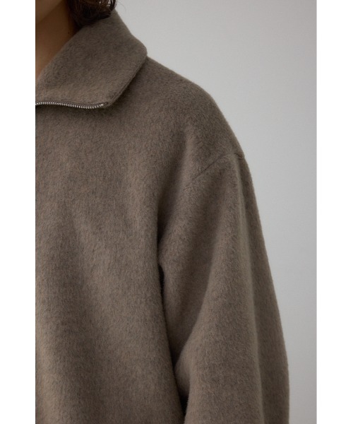 AZUL by moussy（アズールバイマウジー）の「起毛スタンドカラージップアップブルゾン（ブルゾン・メンズ・ブラック系その他/グレー/ブラック/ダークベージュ・MEDIUM/LARGE）」の12枚目の写真