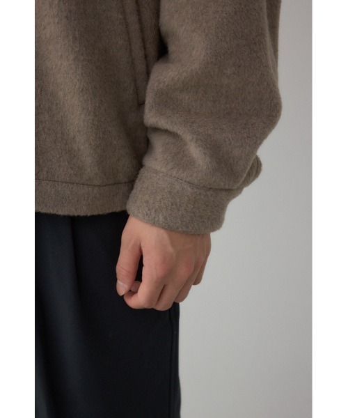 AZUL by moussy（アズールバイマウジー）の「起毛スタンドカラージップアップブルゾン（ブルゾン・メンズ・ブラック系その他/グレー/ブラック/ダークベージュ・MEDIUM/LARGE）」の13枚目の写真