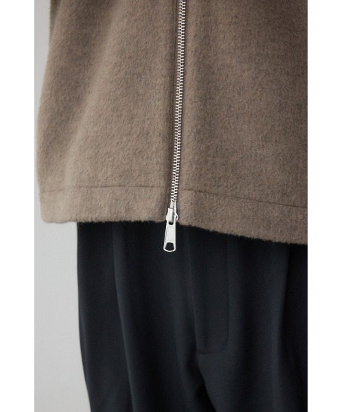 AZUL by moussy（アズールバイマウジー）の「起毛スタンドカラージップアップブルゾン（ブルゾン・メンズ・ブラック系その他/グレー/ブラック/ダークベージュ・MEDIUM/LARGE）」の15枚目の写真