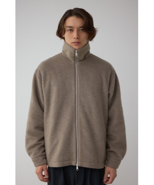 AZUL by moussy（アズールバイマウジー）の「起毛スタンドカラージップアップブルゾン（ブルゾン・メンズ・ブラック系その他/グレー/ブラック/ダークベージュ・MEDIUM/LARGE）」の18枚目の写真