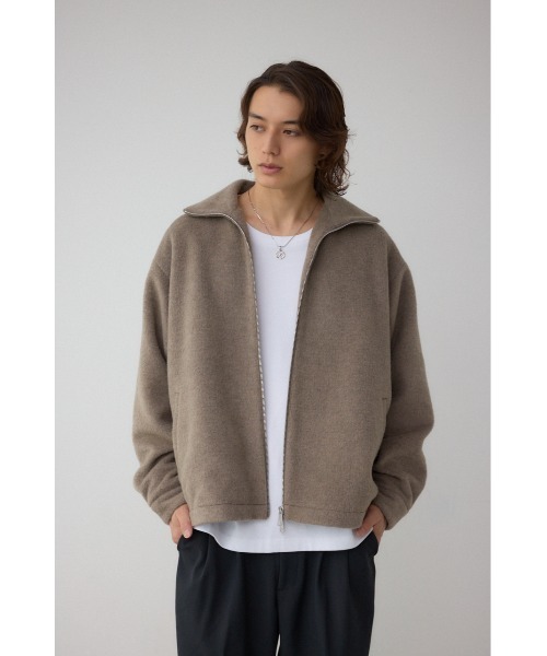 セール】起毛スタンドカラージップアップブルゾン（ブルゾン）｜AZUL