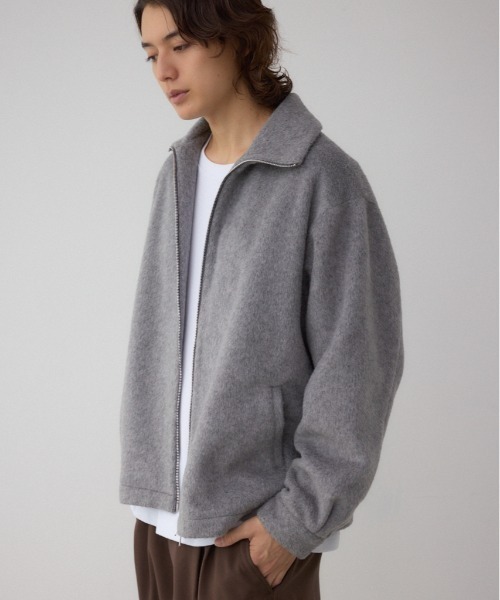 セール】起毛スタンドカラージップアップブルゾン（ブルゾン）｜AZUL