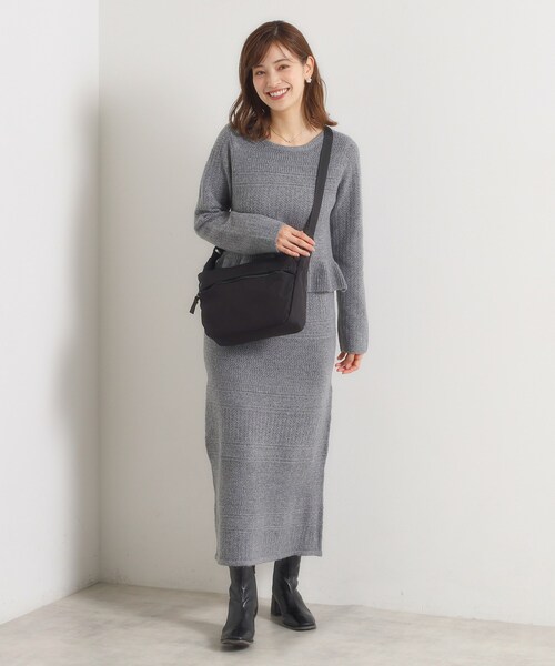 ITS'DEMO（イッツデモ）の「【撥水／7ポケット】リップストップショルダー（ショルダーバッグ・レディース・ブルー/ベージュ/ダークグレー/ブラック・00）」の8枚目の写真