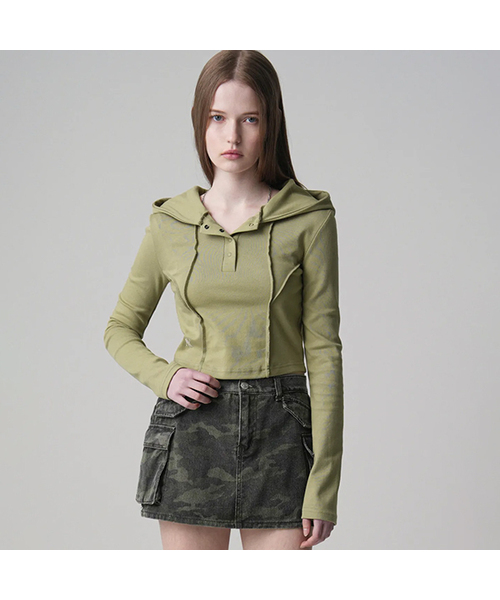 AVANDRESS(アバンドレス )の「Sasha Triple Hood - 4COL(パーカー・レディース・ブラック/ネイビー/ライトカーキ・MEDIUM/SMALL)」の2枚目の写真