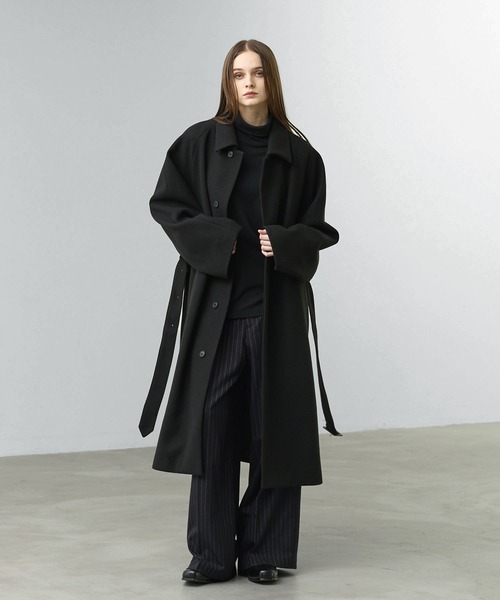 CALLNE(カルネ)の「【CALLNE】2Tuck Baggy Slacks / 2タックバギースラックス(スラックス・メンズ・ブラック系/ブラック・M/L)」の13枚目の写真